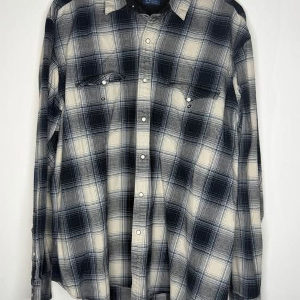 Polo by Ralph Lauren RL Western Plaid Flannel Shirt XXL